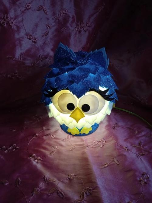 Детский ночник ручной работы идеально подойдёт для интерьера детской комнаты. 01