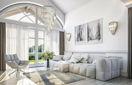 Эскизный проект одноэтажного дома. 08