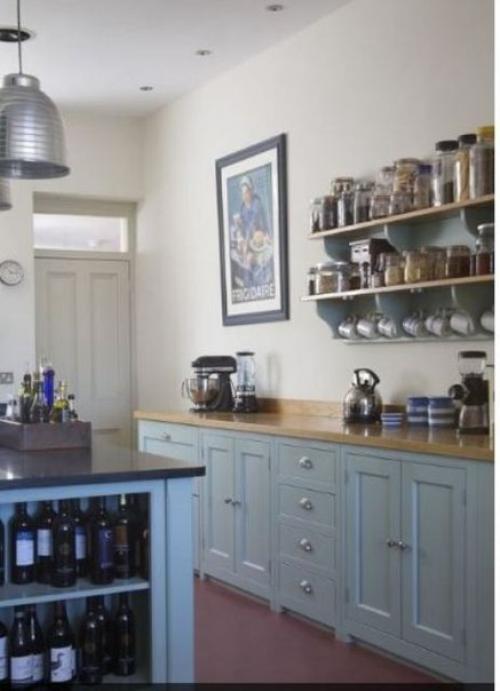 Современная кухня в стиле кантри с элементами старины - так называется этот проект. 02