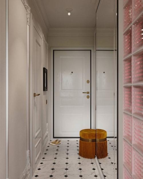 Нежный розовый интерьер в малогабаритке. 07