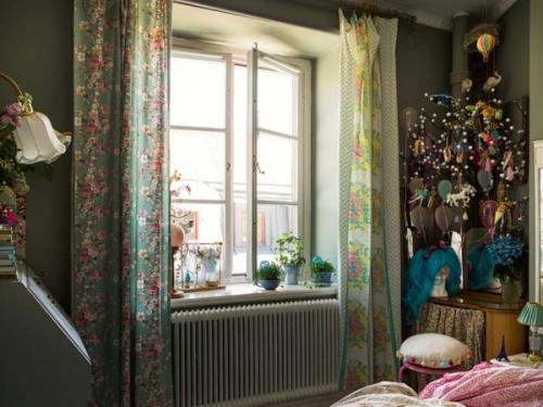 Романтика и богемность шведской квартиры. 07