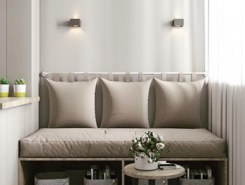 Дизайн спальни.  И конечно же, акцент из модного зеленого цвета. 01