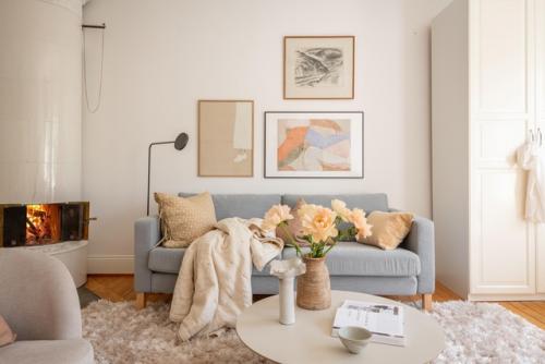 Интерьер скандинавской однокомнатной квартиры 37 кв. 01