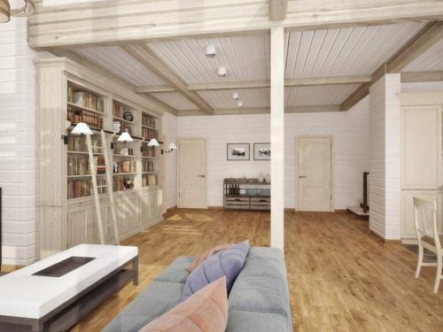 Интерьер деревянного дома. 07