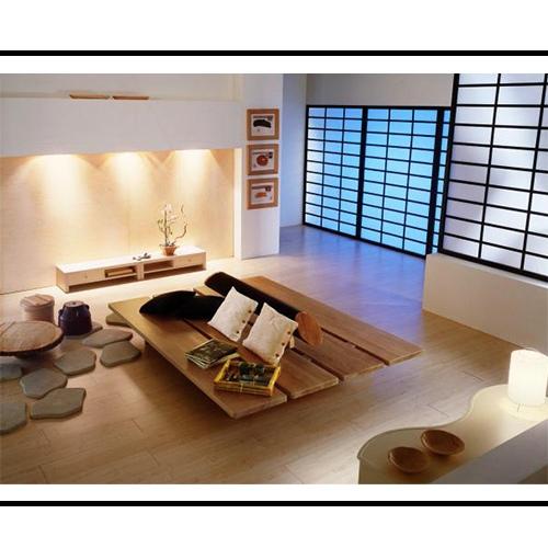 Японский интерьер - очень узнаваемое направление этнического минимализма. 04