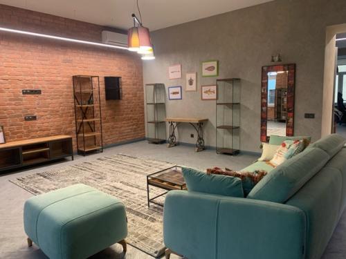 Гостиная в стиле Лофт. 07