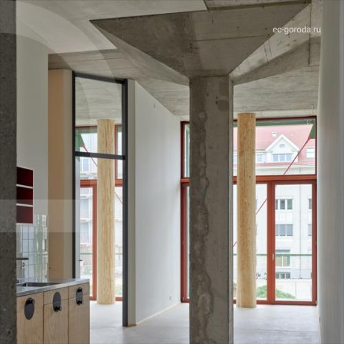 Реконструкция винного склада под жилой комплекс в Швейцарии. 05