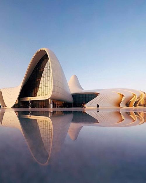 Необычная архитектура будущего Захи хадид в баку. 09