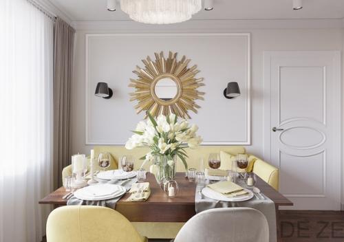 Проект кухни - гостиной 17 кв. 04