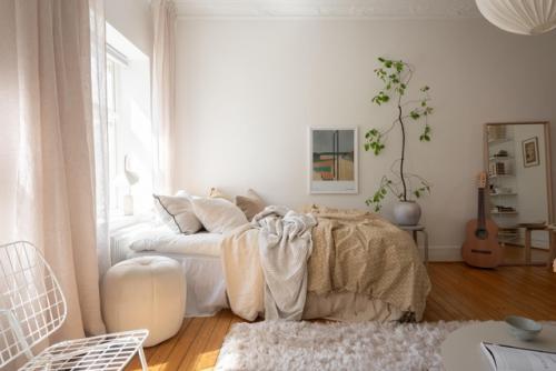 Интерьер скандинавской однокомнатной квартиры 37 кв. 04