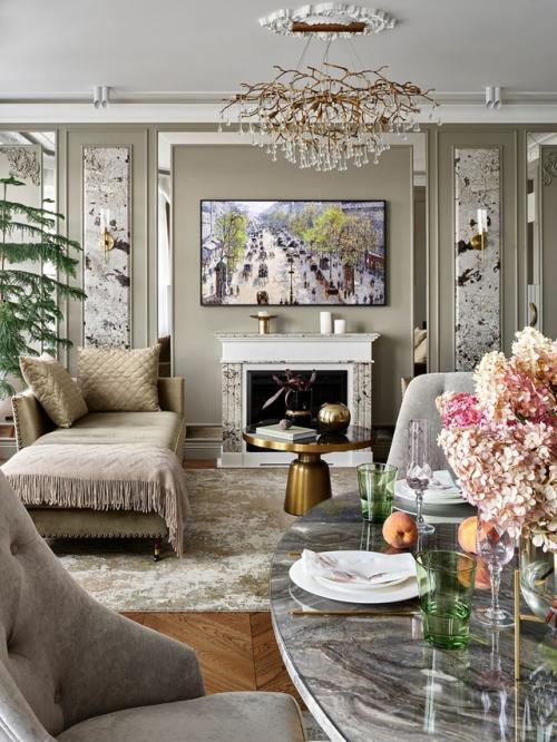 Американская классика в Петербурге: стильная квартира площадью 130 м. 01 Американская классика в Петербурге: стильная квартира площадью 130 м. 01