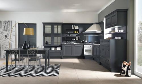 Классическая кухня для современного дома. 08