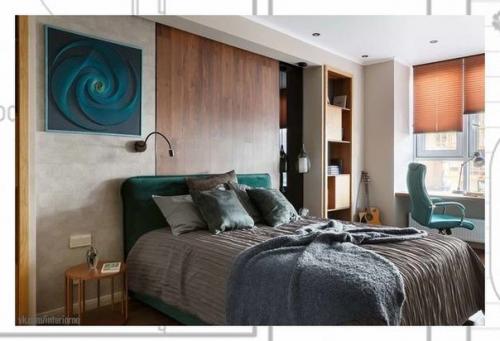 Как выглядит однушка 44 м для студента в питере, интерьеру которой позавидуют и в Москве. 06