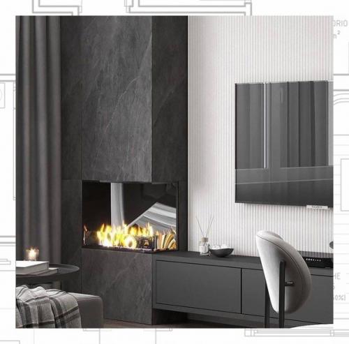 Дизайн кухни гостиной в современном стиле. 06