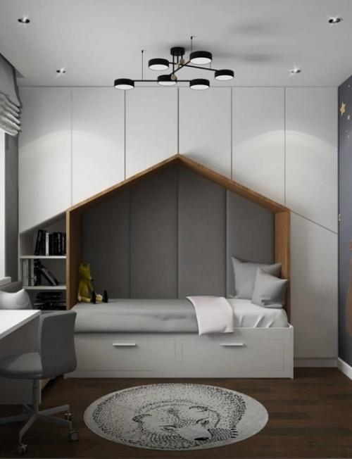 Черные акценты в скандинавском интерьере евро трешки 52 кв. 08