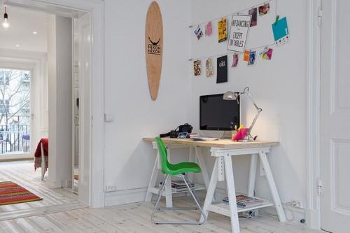 Интерьер двухкомнатной квартиры в Швеции. 03