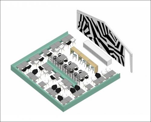 Кафе Bulka с магазином хлебобулочных изделий в Москве. 08