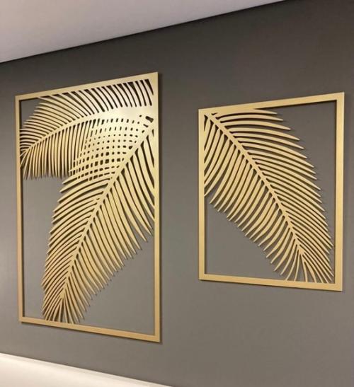 Тропический колорит для вашей спальни или гостиной - ведь панно Папоротник впишется куда угодно. 02