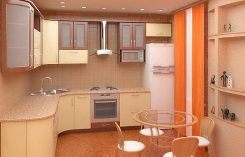 Отделка стен на кухне: функциональное разделение помещения и используемые для этих целей материалы. 02