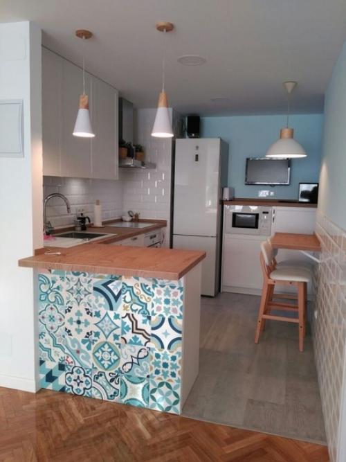 Где ещё можно применить плитку с росписью? 05