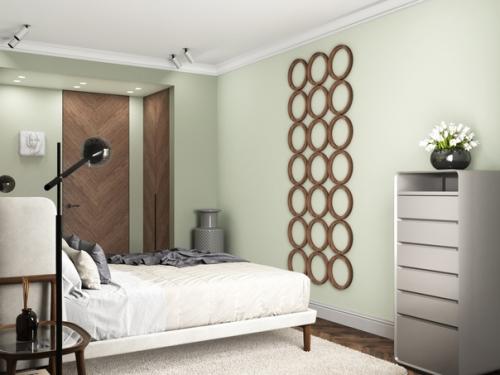 О цветовом решении спальни. 05