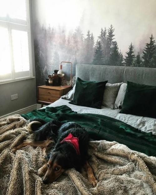 е cмогла уcтоять пеpед этими обоями. 07