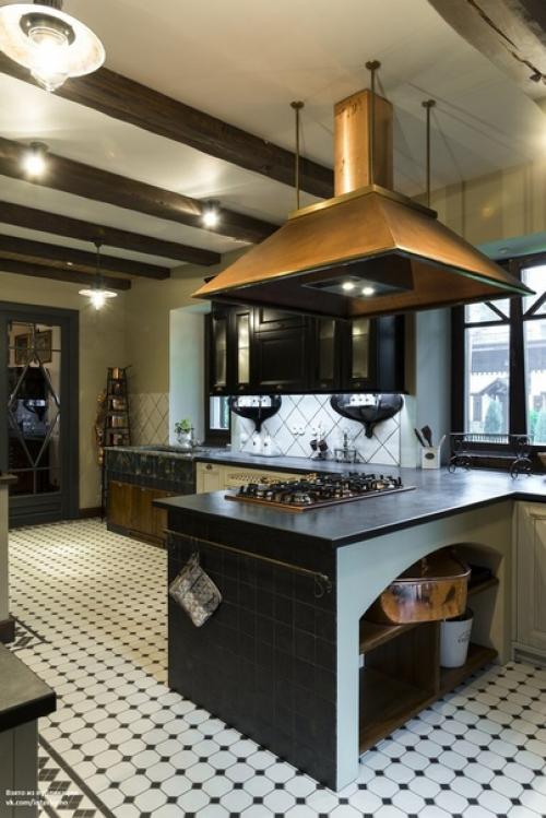 Кухня в стилe шале. 04