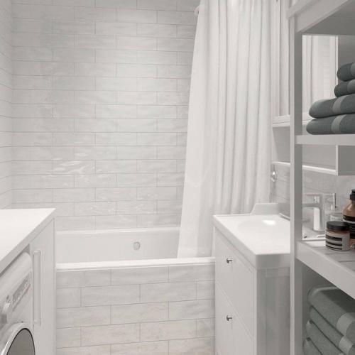 Кадры небольшой квартиры в светлых тонах. 05