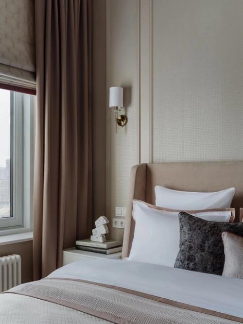 Реализованный интерьер элегантной квартиры, площадью 81 кв. 03