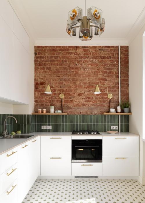 Интерьер однокомнатной квартиры 37 м 2 в дореволюционном доме 1914 года в Москве. 05