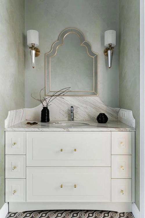 Реализованный интерьер квартиры, площадью 77 кв. 05