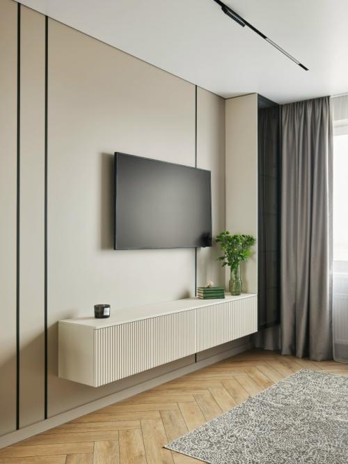 Интерьер 1-комнатной квартиры 39 м 2 в ЖК симпл в Тюмени. 07