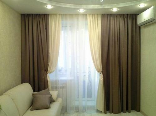 Шторы для гостиной: дизайн, функциональность и стиль. 09