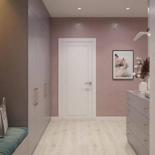 Однокомнатная квартира с зонированием на спальню и гостинную. 08