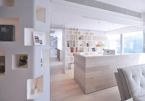 Жилая студия с рабочей зоной в Гонконге. 03