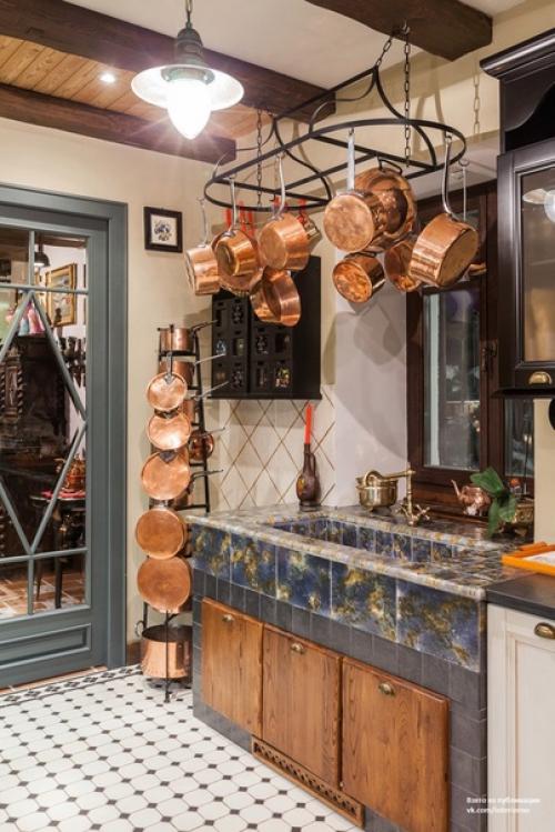 Кухня в стилe шале. 01