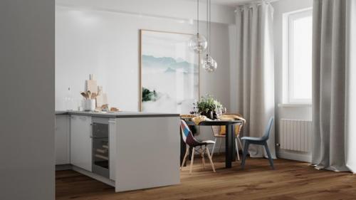 Дизайн - проект 3-х комнатной квартиры для семейной пары с двумя маленькими детьми. 03