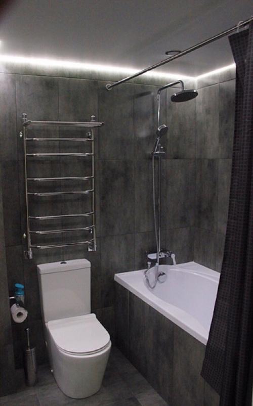 Ремонт в квартире с объединенной кухней и гостиной. 05