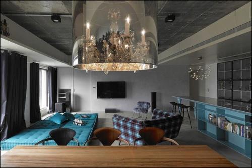 Стильный интерьер квартиры At Will разработала студия Ganna Design. 03