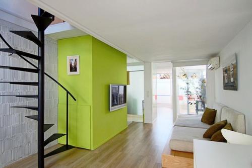 Дом на крыше дома в пальма - де - майорке, Испания. 04