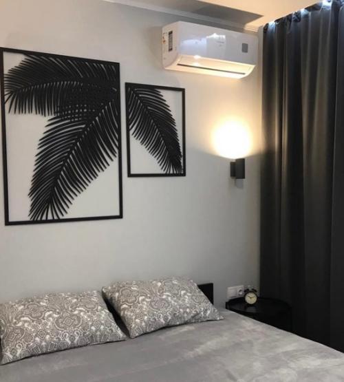 Тропический колорит для вашей спальни или гостиной - ведь панно Папоротник впишется куда угодно. 01