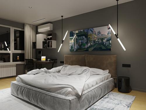 Проект однокомнатной квартиры 48 м 2 в ЖК Barton House в Пензе. 04