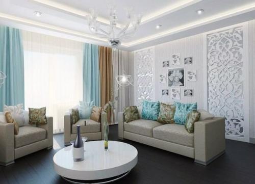 Шторы для гостиной: дизайн, функциональность и стиль. 05