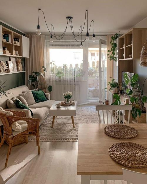 Оформление окон в скандинавских интерьерах. 04