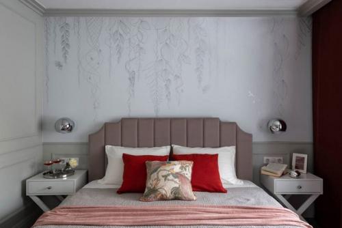 Лаконичный дизайн и сдержанная цветовая гамма в интерьере однокомнатной квартиры. 05