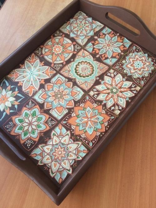 Где ещё можно применить плитку с росписью? 01