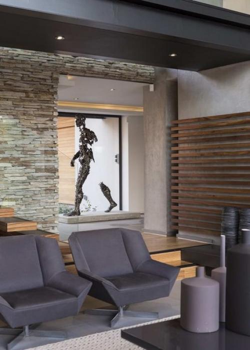 Часть 1. дом в Блэр атолл (House in Blair Athol) в южной Африке от Nico Van Der Meulen Architects. 09