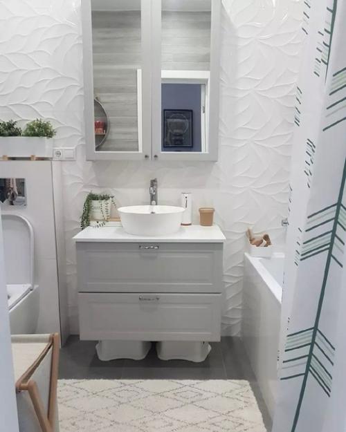 Делимся ванной комнатой. 02