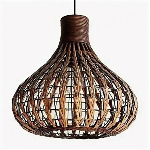 Абажуры плетеные.   Плетеные абажуры великолепно смотрятся в интерьерах, тяготеющих к минимализму и природным мотивам. 05