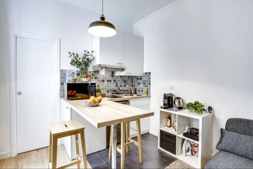 Современный интерьер парижской квартиры площадью всего 20 кв. 06